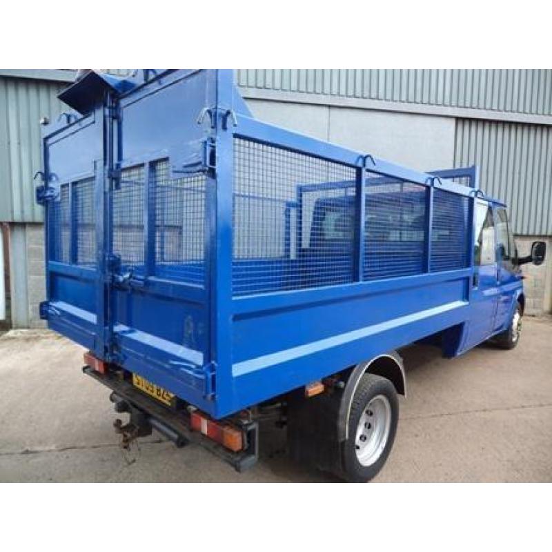 Ford Transit 350 115TDCi Crew Cab cage tipper 2009 09 reg