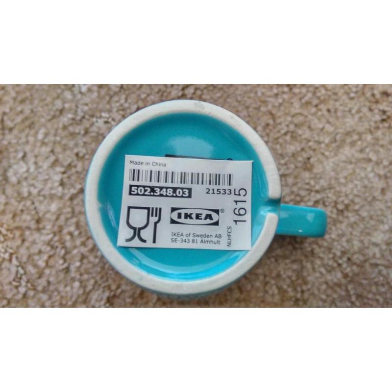 IKEA dinnerware set + mugs + mugholder (New still in the box)