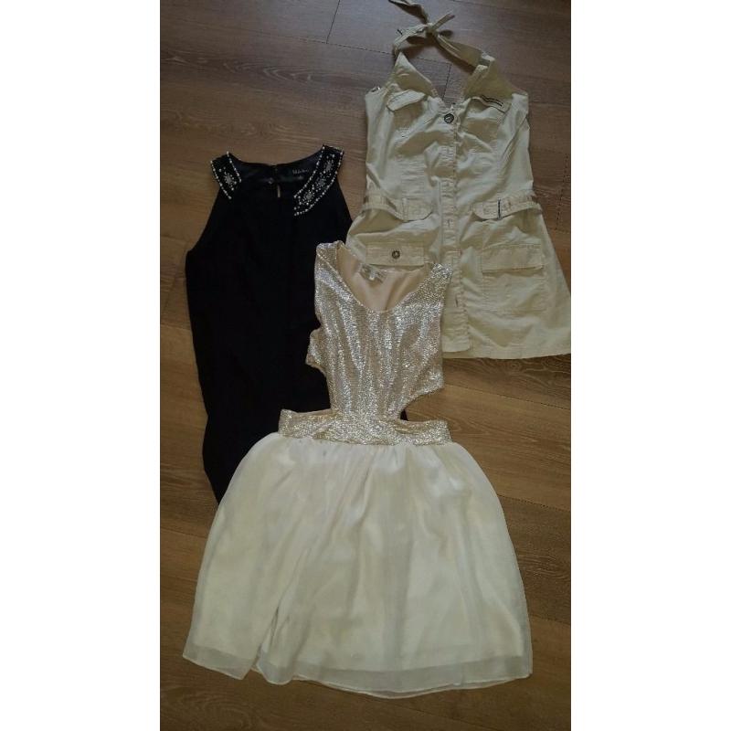 bundle of 3 dresses size 10/12