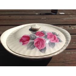 Rose design plates