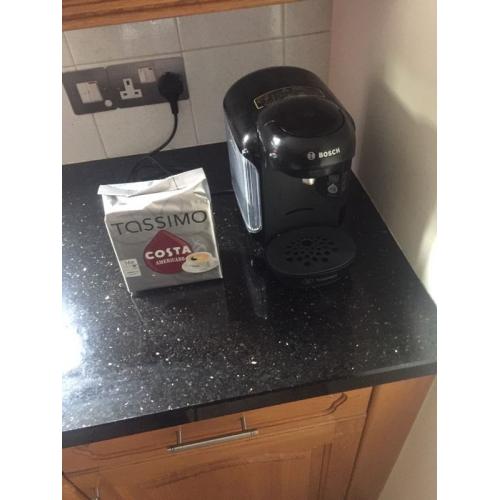 Bosch Tassimo coffee machine with tabs