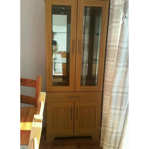 Lovely light oak cabinet