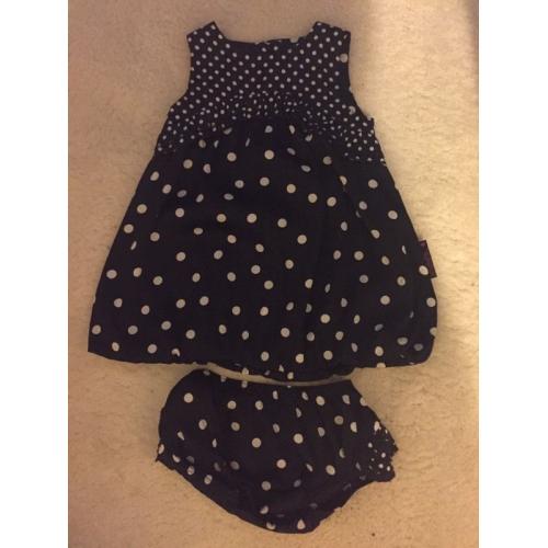 Baby K Silky Dress & Knickers -6-9 months