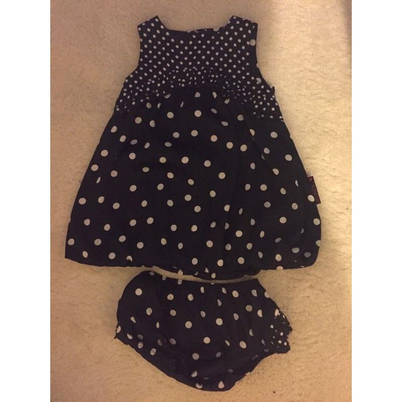 Baby K Silky Dress & Knickers -6-9 months