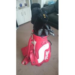 Little Used Malibu Magnia Full Set of Clubs with Bag and Accessories
