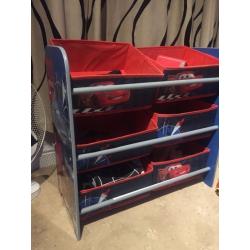 Cars / Lightning McQueen toy storage unit
