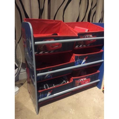 Cars / Lightning McQueen toy storage unit