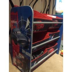 Cars / Lightning McQueen toy storage unit