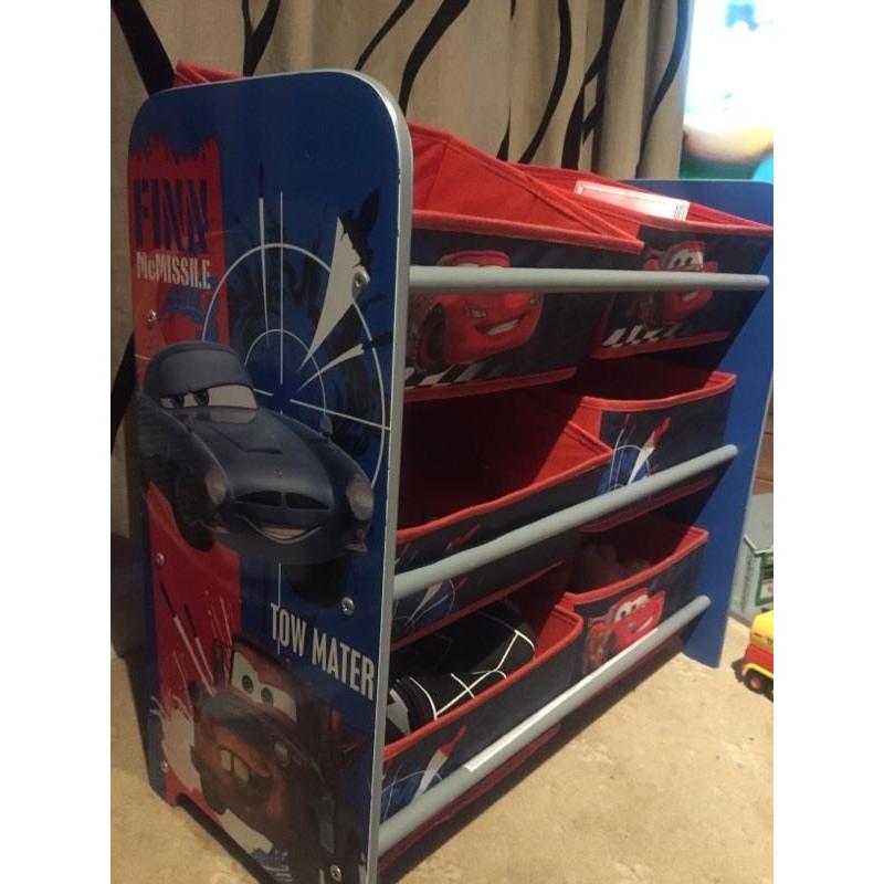 Cars / Lightning McQueen toy storage unit