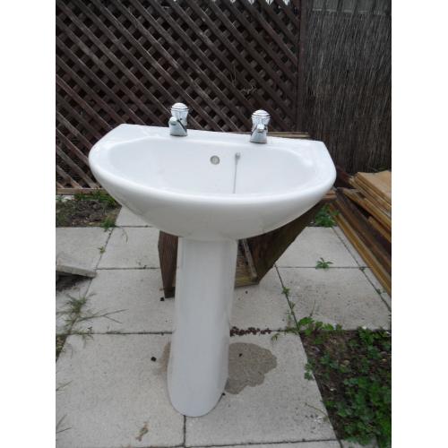 sink and pedestal