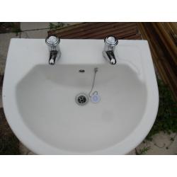 sink and pedestal