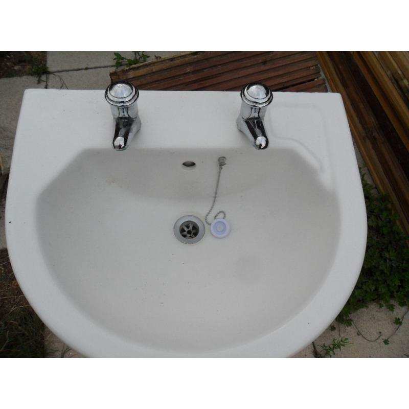 sink and pedestal