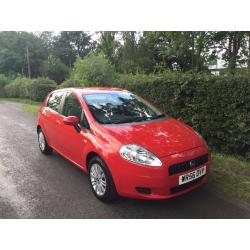FIAT GRANDE PUNTO 1.2 80K FULL MAIN DEALER SERVICE HISTORY 2 OWNERS FROM NEW 5DR 2006