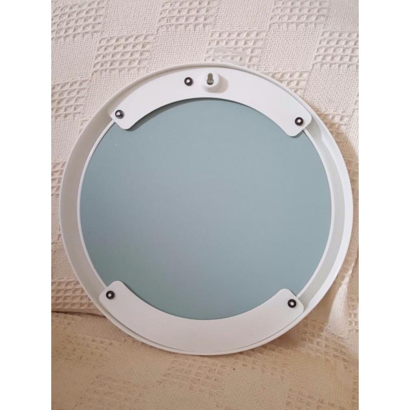 White Circular Mirror