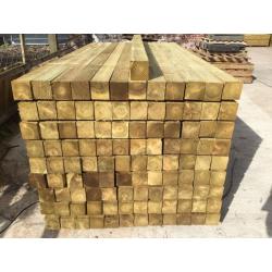 Pressure Treated 4"X 4"X 2.4M Wooden/ Timber Posts
