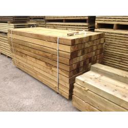 Pressure Treated 4"X 4"X 2.4M Wooden/ Timber Posts