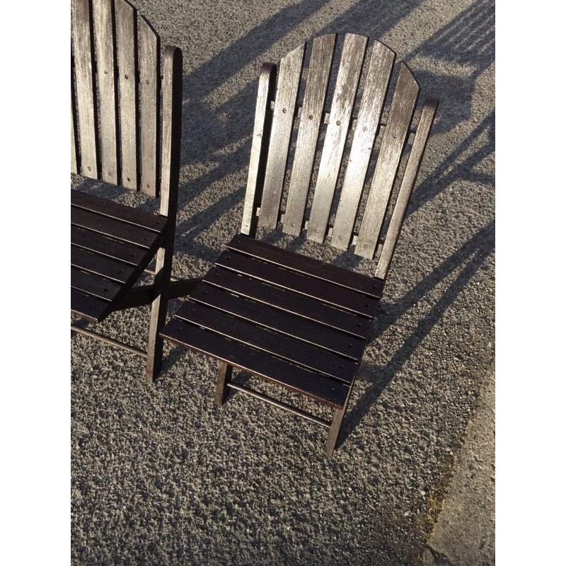4 Rayburn Folding Garden Chairs. Very good condition. Can deliver.