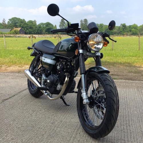 New WK RT 125 Cafe - British Racing Green - 2 Years Warranty