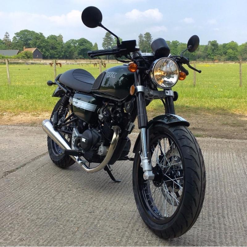 New WK RT 125 Cafe - British Racing Green - 2 Years Warranty
