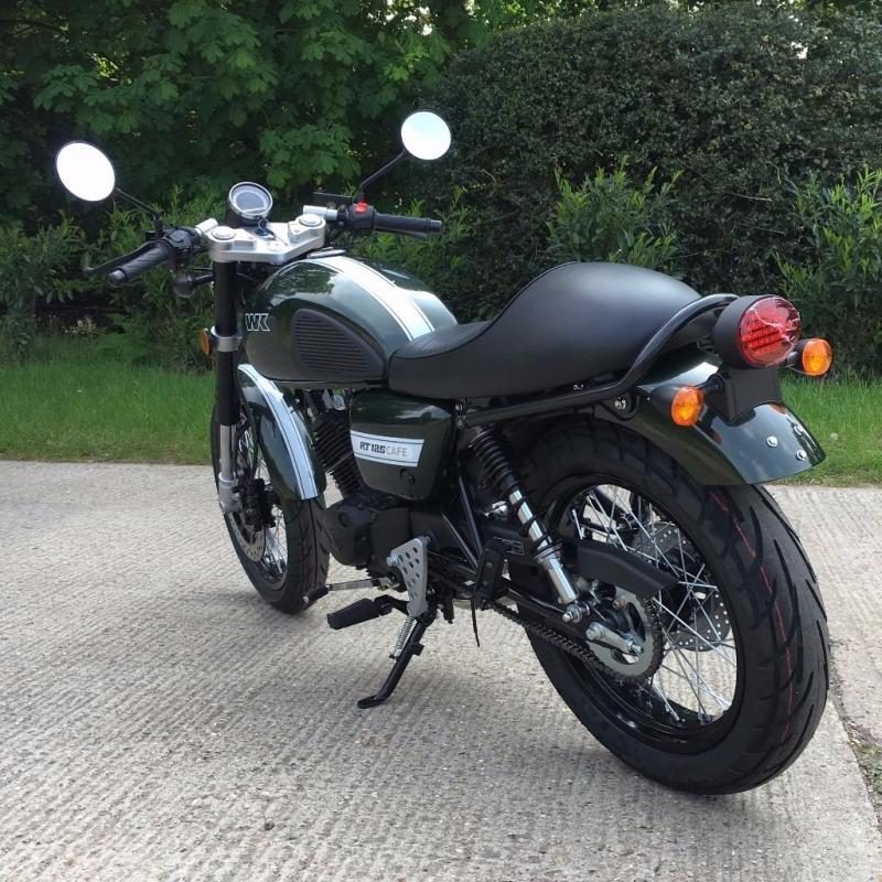 New WK RT 125 Cafe - British Racing Green - 2 Years Warranty