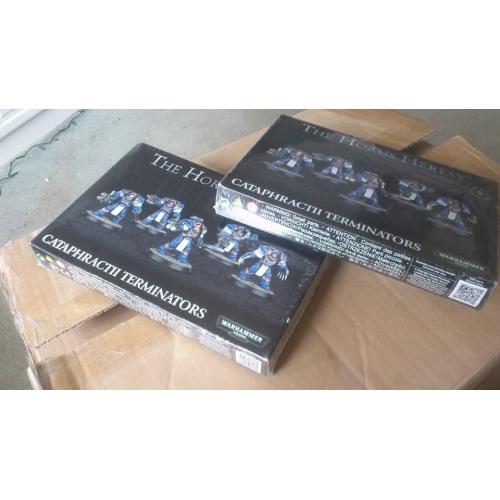 x2 Space Marine Cataphractii Terminator Squads Brand New and Sealed