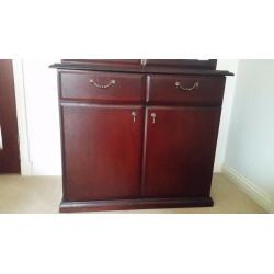 Mahogany Display Cabinet