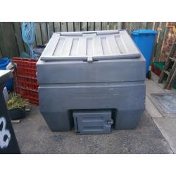 Large plastic coal bunker