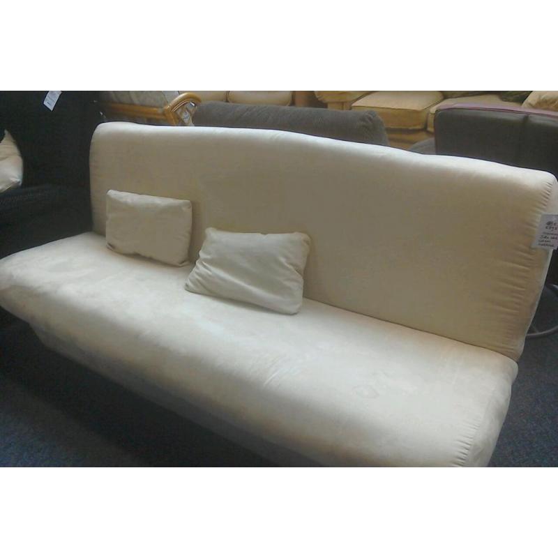 Cream sofa bed #23937 #89