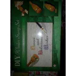 Calligraphy stamps with screw in handle