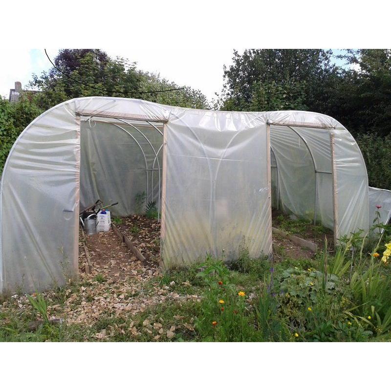 Polytunnel frames x 2 - each 2.5m x 3.6m (8ft x 12ft)