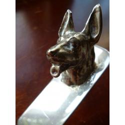 Letter Opener with Alsatian Dog Head