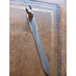 Letter Opener with Alsatian Dog Head