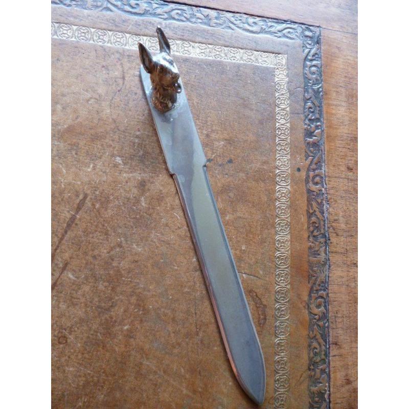 Letter Opener with Alsatian Dog Head