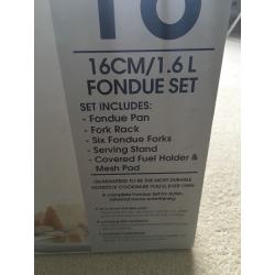 Fondue set new