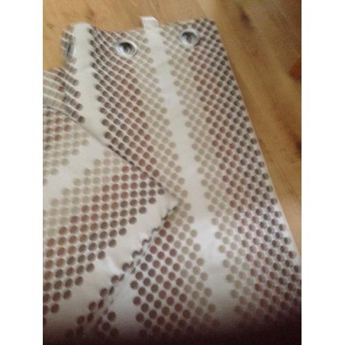 Eyelet lined curtains 66 x 90in