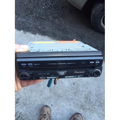 Pioneer car flip screen DVD player