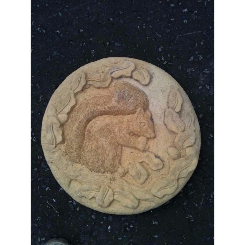 CARVED ANIMAL STONE STEPS