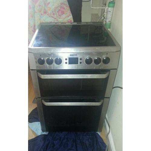 Double electric oven