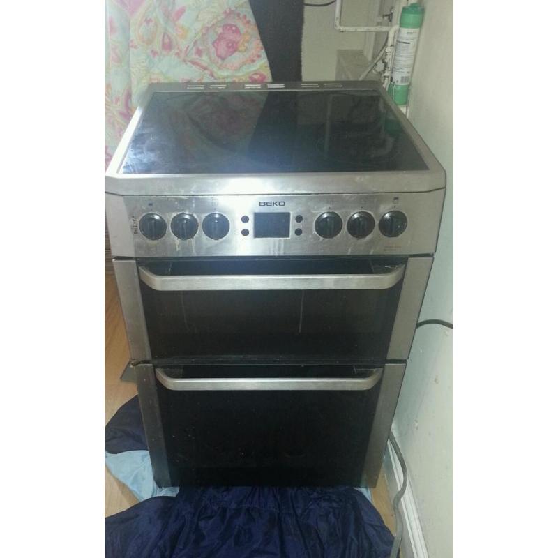 Double electric oven
