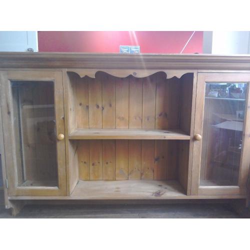 Lovely pine dresser top full of character.