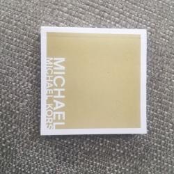 Black and gold michael kors watch