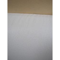 Single White Faux Leather HeadBoard 20 x 36"