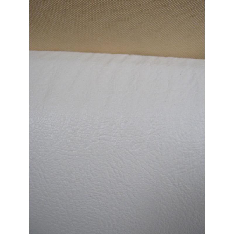 Single White Faux Leather HeadBoard 20 x 36"