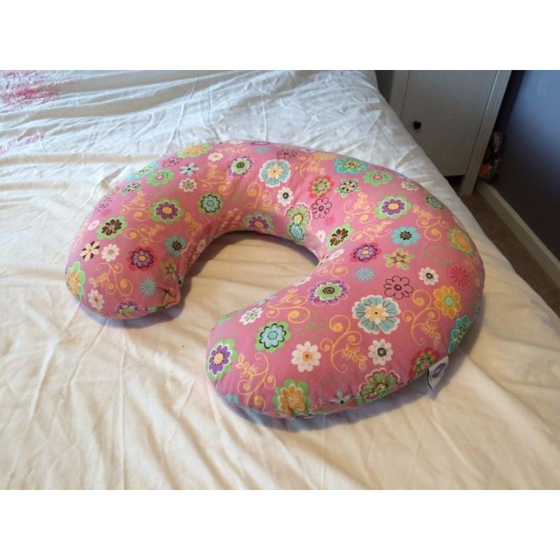 Pink Boppy Breast Feeding Pillow