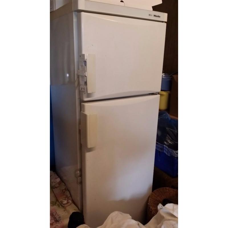 Miele Fridge Freezer - Freezer compartment at the top.
