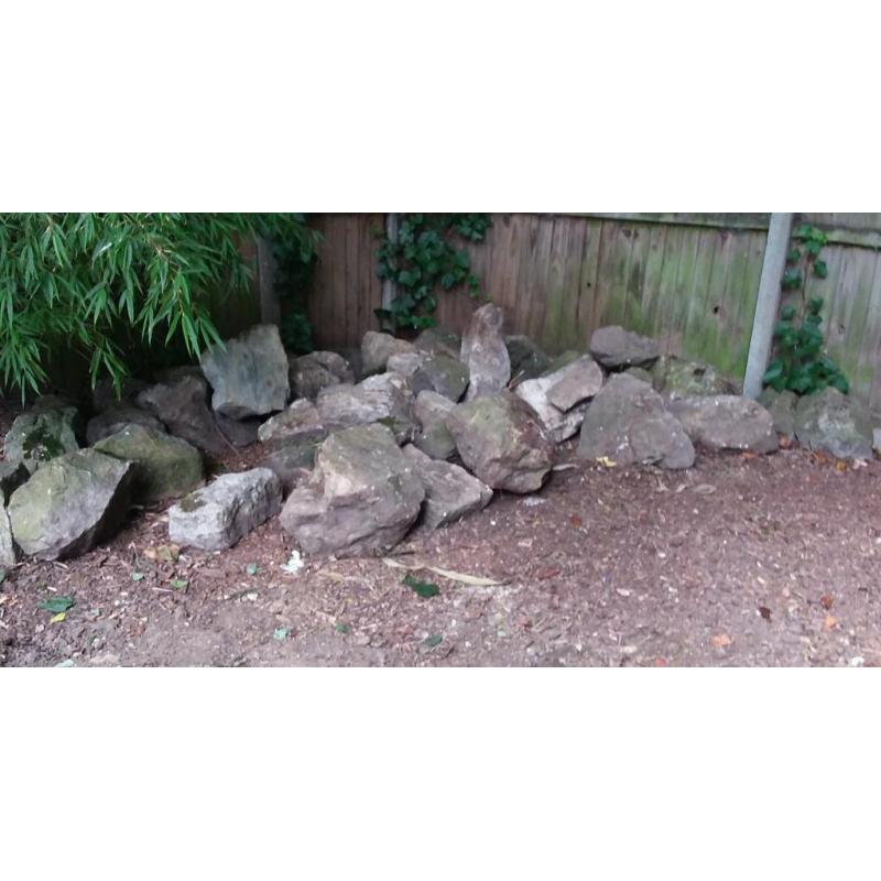 Large boulders
