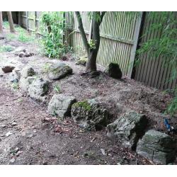 Large boulders
