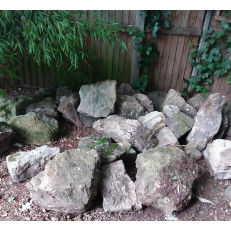 Large boulders