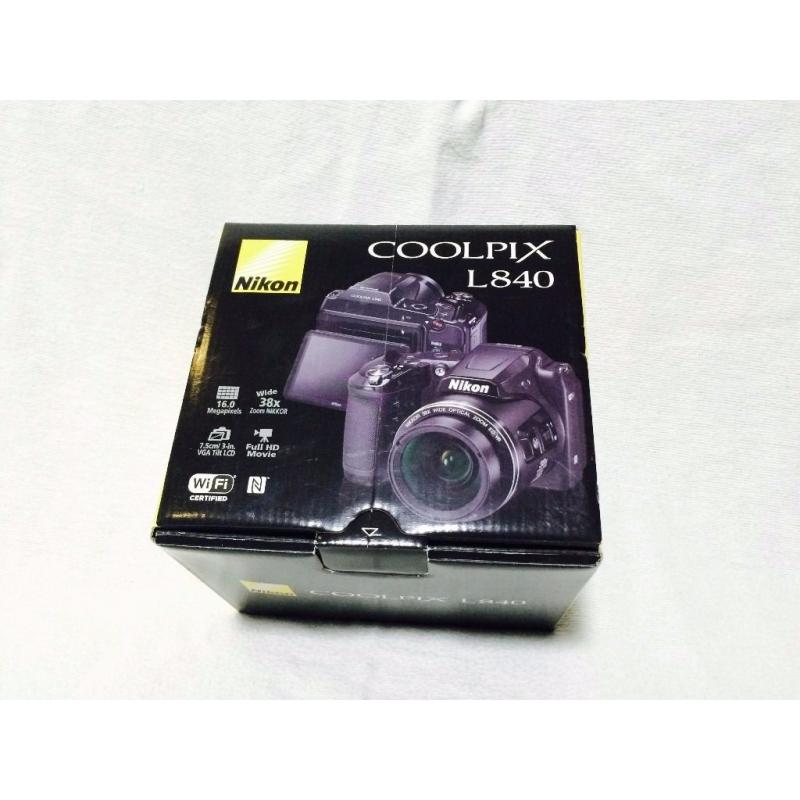 Brand new Boxed Nikon Coolpix L840 16.0 MP WIFI Digital Camera.