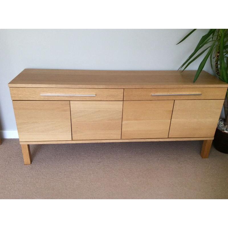 IKEA oak sideboard